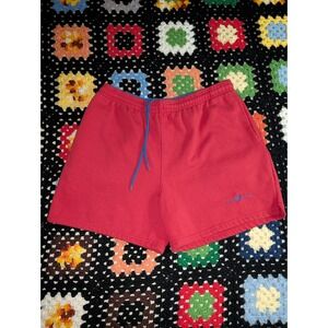 Vintage 1990s Pro Spirit Sweat Shorts Red Men's Medium Pockets Casual Soft Comfy